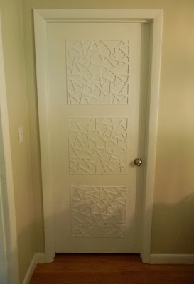Flat boring door with myoverlays.com Danika panel