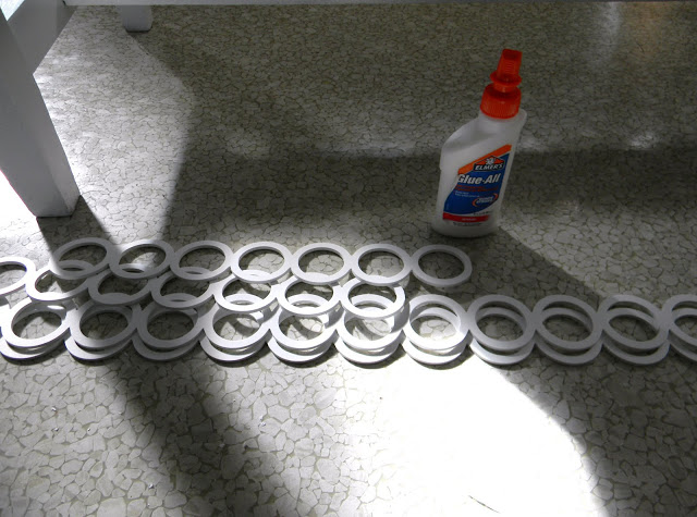 Our strips adhere with simple glue
