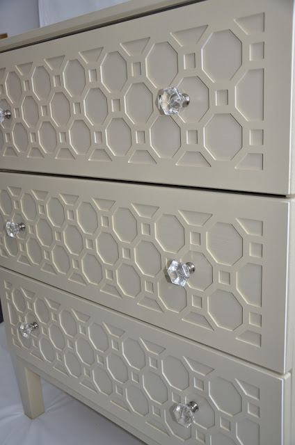 O'verlays molding panel on Ikea furniture