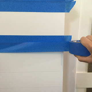 Using tape for edging