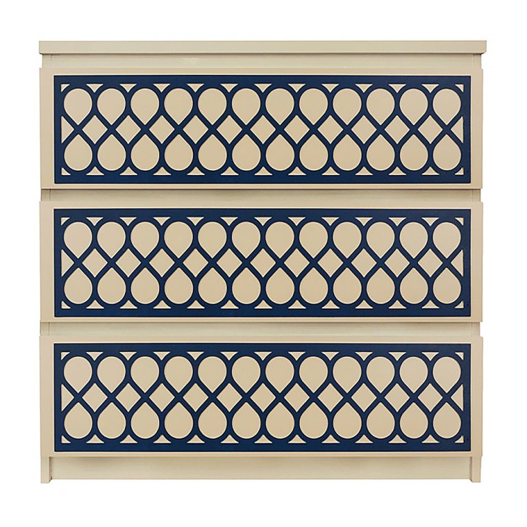 Fiona Kit for Ikea Malm dresser 3 drawer O'verlays