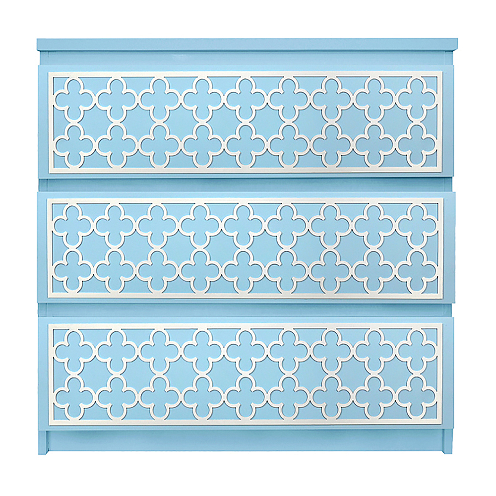 O Verlays Quatrefoil Kit For Ikea Malm 3 Drawer Dresser