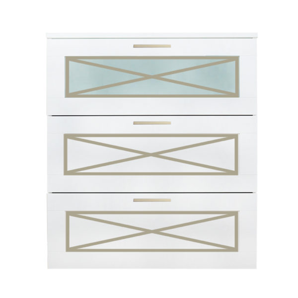 O'verlays Xandra Kit for Ikea Brimnes 3 Drawer Dresser