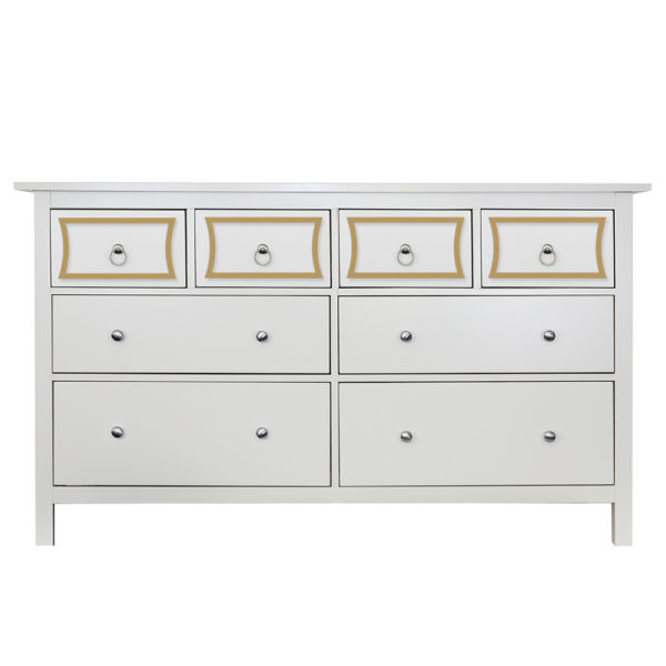 O'verlays Charles Kit for Ikea Hemnes 8 Drawer Dresser Top Drawers Only