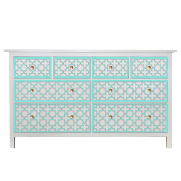 O'verlays Quatrefoil Kit for Ikea hemnes 8 drawer dresser