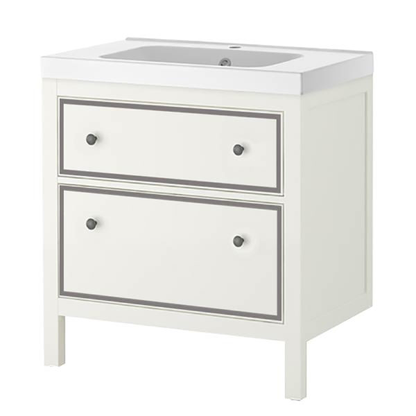 O'verlays Rex Kit for Ikea Sink Cabinet 2 Drawer