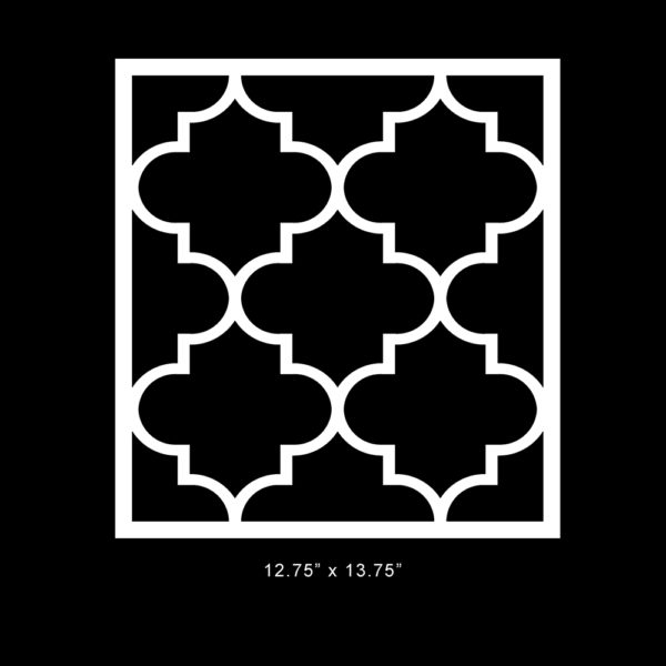 O'verlays Jasmine 12.75" x 13.75" fretwork panel