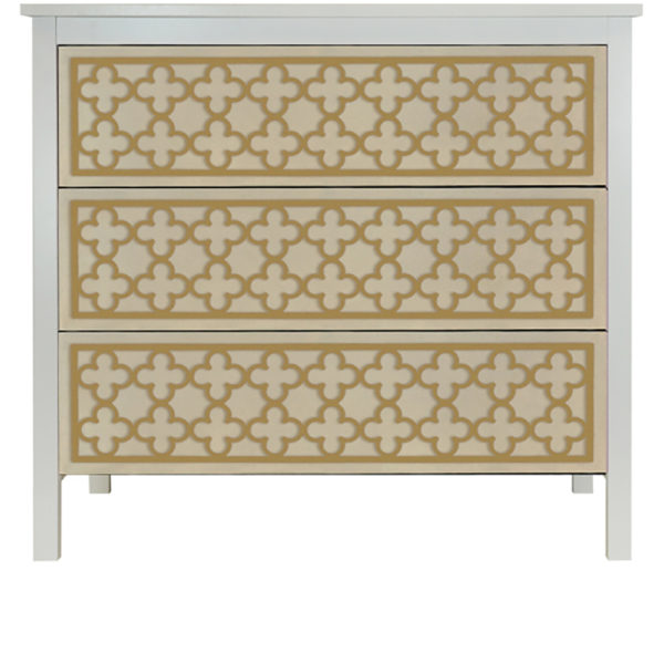 O'verlays Quatrefoil Kit for Ikea Koppang 3 Drawer Chest