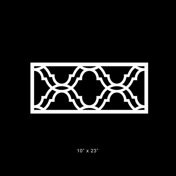 O'verlays Khloe 10" x 23" fretwork panel