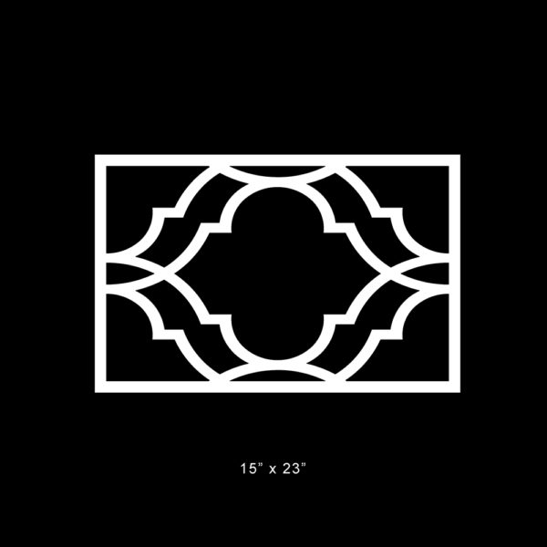 O'verlays Khloe 15" x 23" fretwork panel