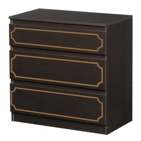 O'verlays Anne Kit for Ikea Kullen 3 Drawer Chest