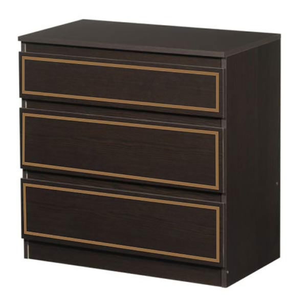 O'verlays Rex Kit for Ikea Kullen 3 Drawer Chest