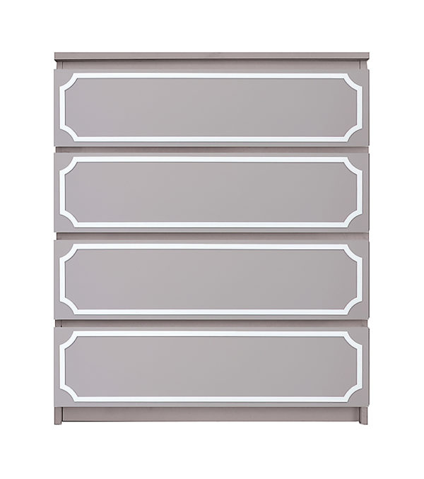 overlays Anne Kit Ikea Malm 4 drawer