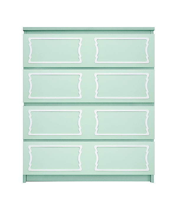 overlays Dee Dee Kit Ikea Malm 4 drawer