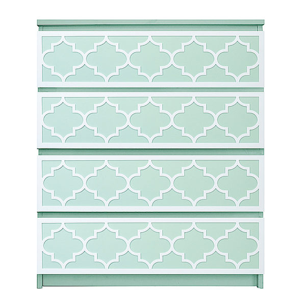 overlays Jasmine Kit Ikea Malm 4 drawer