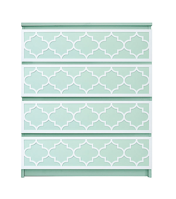 overlays Jasmine Kit Ikea Malm 4 drawer