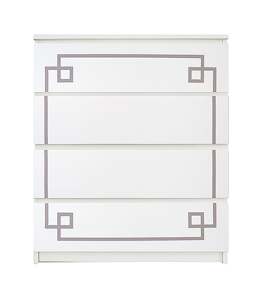 O Verlays Pippa Malm 1 For Kit For Ikea Malm 4 Drawer Chest