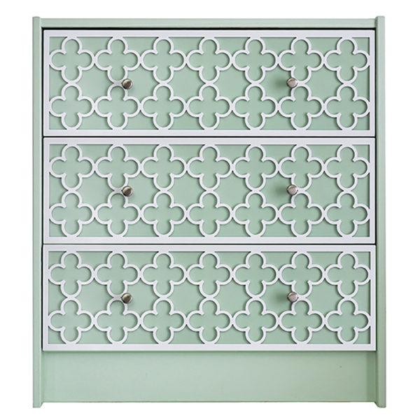 O'verlays Quatrefoil Kit for Ikea Rast 3 Drawer Chest