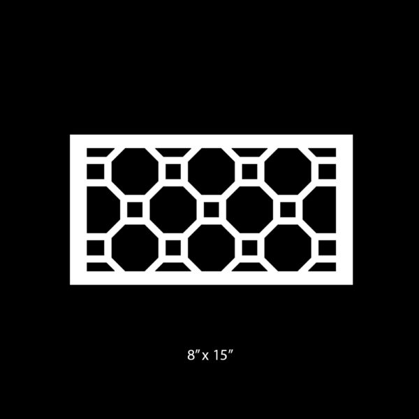 O'verlays Ruby 8" x 15" fretwork panel