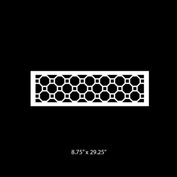 Ruby 8.75" x 29.25" fretwork panel