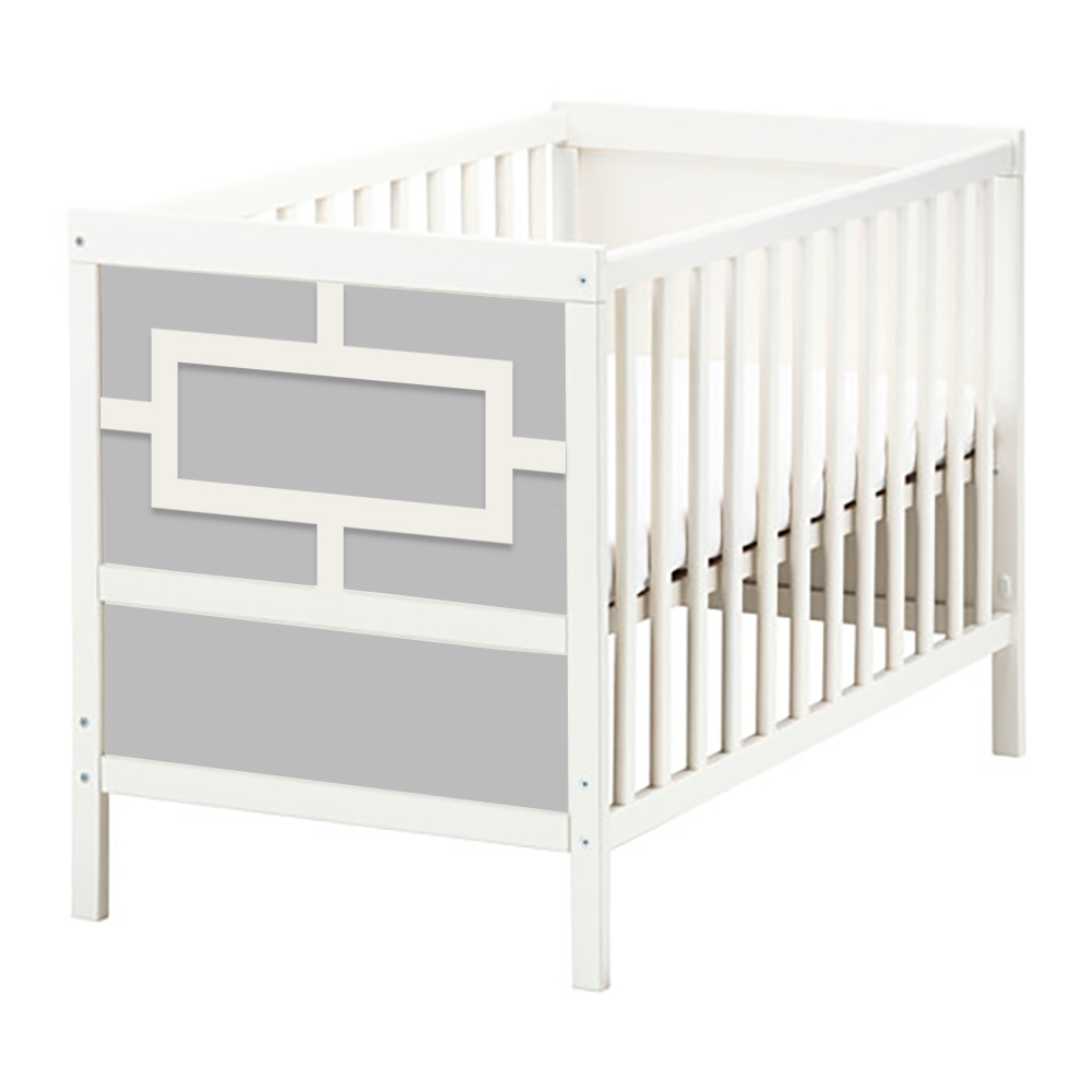ikea grey crib