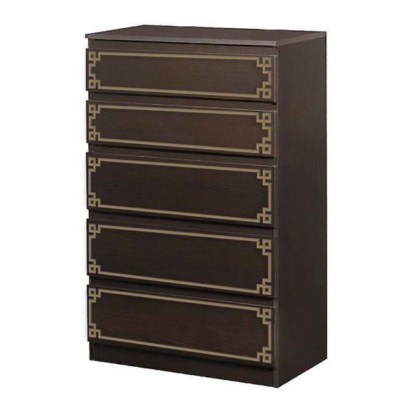 O'verlays Pippa Single Kit for Ikea Kullen 5 Drawer Chest