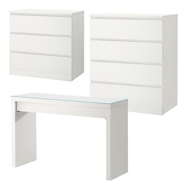 Hacks for Ikea Malm dresser