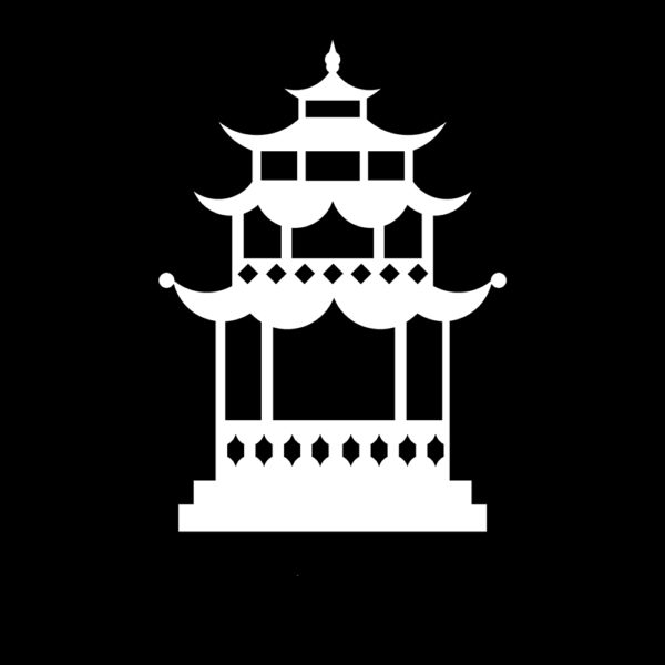 Pagoda fretwork panels