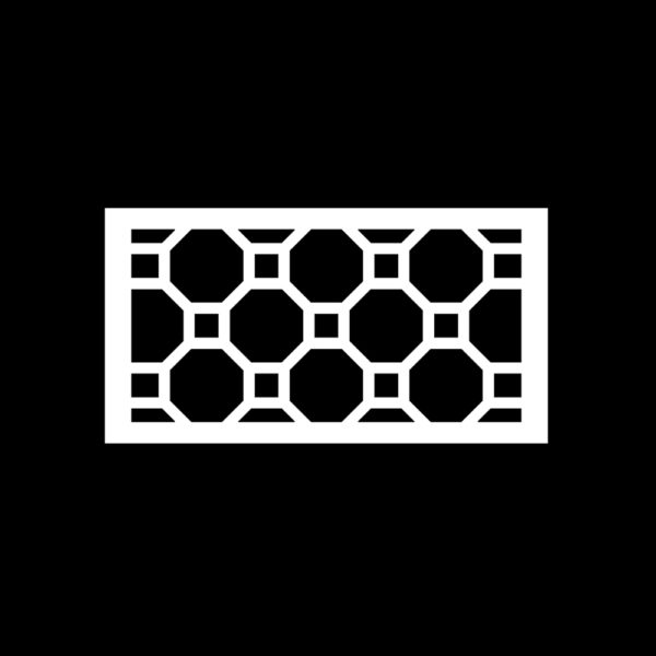 Ruby fretwork panels