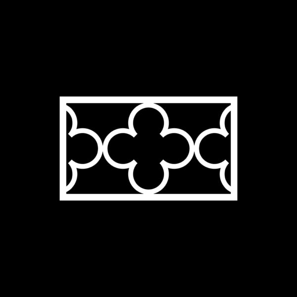 Quatrefoil fretwork panels