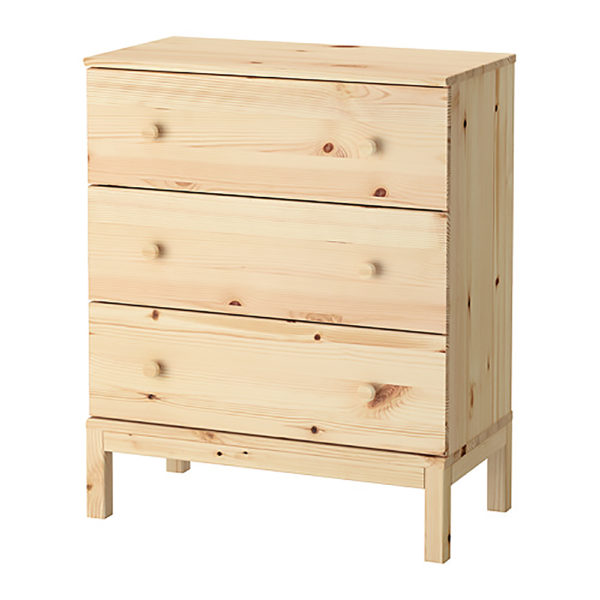 Hacks for Ikea Tarva 3 Drawer Chest