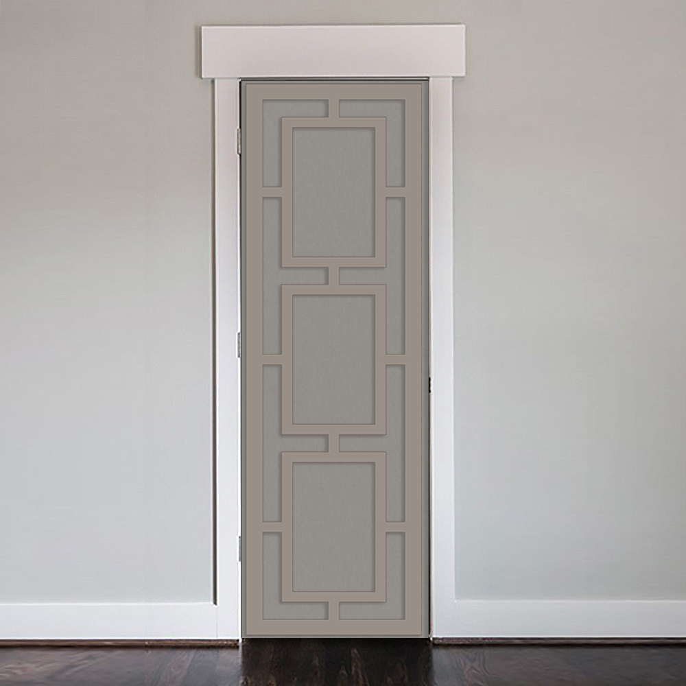 Harper Thick 3 Rectangle O Verlays Interior Door Kit For Flat Surface Doors