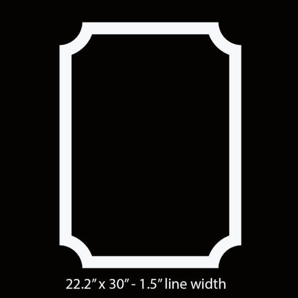 O'verlays 22.2" x 30" Anne decorative panel